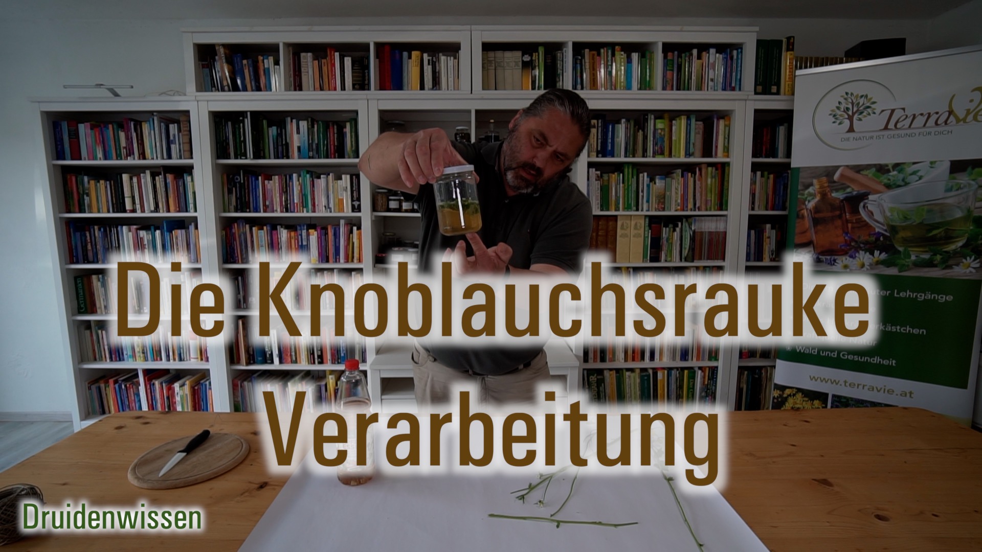 Die Knoblauchsrauke Verarbeitung